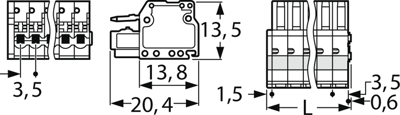 2734-104 WAGO PCB Connection Systems Image 2