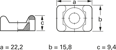 TM3S8-C Panduit Kabelhalter Bild 2