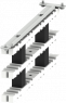 SIVACON S4 Feldverteilschienenhalter ungestaffelt,B: 200mm, 1 Satz=3 Stück, 8PQ40000BA77