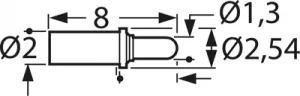 TK54B.05.1,30.C.200.A Tekon Prüfstifte