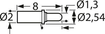 TK54B.05.1,30.C.200.A Tekon Prüfstifte