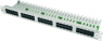 Patchpanel, 50 x RJ45, (B x H x T) 480 x 44.2 x 128.3 mm, lichtgrau, 100007041