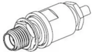 901-256-11 Amphenol RF Koaxialsteckverbinder