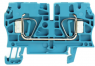 Durchgangsklemme, Federzuganschluss, 0,5-6,0 mm², 2-polig, 32 A, 8 kV, blau, 1632060000