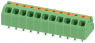 Leiterplattenklemme, 11-polig, RM 3.5 mm, 0,2-1,5 mm², 16 A, Federklemmanschluss, grün, 1862026