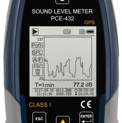 PCE-432 PCE Instruments Luxmeter, Schallpegelmesser, Magnetfeldtester Bild 4