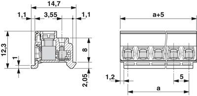 1755732 Phoenix Contact PCB Terminal Blocks Image 3