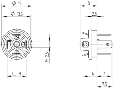 933114100 Hirschmann Automation and Control Ventilsteckverbinder Bild 2