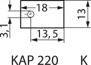 10007125 Fischer Elektronik Mounting pads