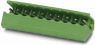 Stiftleiste, 9-polig, RM 5 mm, abgewinkelt, grün, 1769308