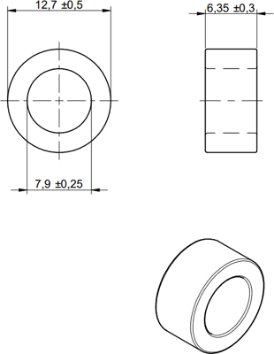 742701716 Würth Elektronik eiSos Ferrite cable cores Image 2