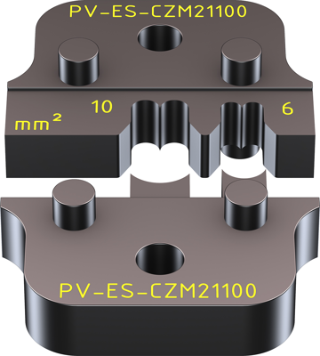 32.6021-21100 Stäubli Electrical Connectors Crimpeinsätze und Presseinsätze Bild 4