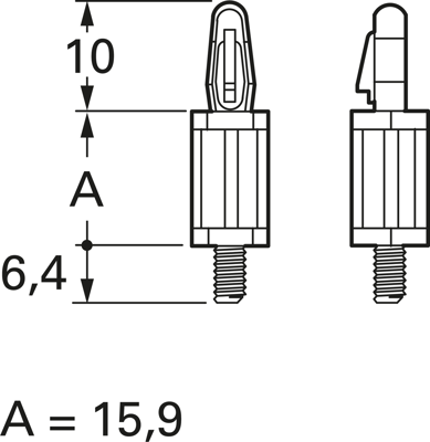 10016633 ESSENTRA COMPONENTS Leiterplattenbefestigung Bild 5