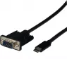 USB Typ C - SVGA/VGA Kabel, USBTyp-C Stecker - HD-15 Stecker, 1080P, 2m