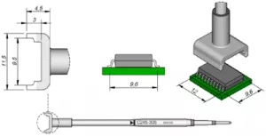 C245305 JBC Soldering tips, desoldering tips and hot air nozzles