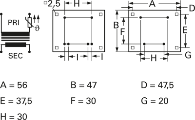 PT 13/1/24 Block Printtransformatoren Bild 2