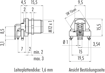 99 4445 601 05 binder Sensor-Aktor Rundsteckverbinder Bild 2