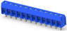 Leiterplattenklemme, 12-polig, RM 5 mm, 0,3-2 mm², 10 A, Schraubanschluss, blau, 1-1776244-2