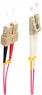 LWL-Duplex-Patchkabel, LC auf SC, 10 m, OM4, Multimode 50/125 µm