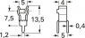 Sicherungshalter Clip, 5 x 20 mm, Leiterplattenmontage, 82-1073-11/0030