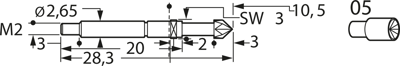 F73305B230G300 Feinmetall Prüfstifte Bild 3