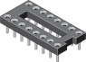 IC-Fassung, 8-polig, RM 2.54 mm (7.62 mm), Messing/Kupferberyllium für DIL-IC