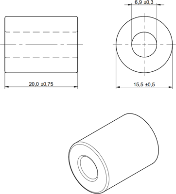 74270035 Würth Elektronik eiSos Ferrit-Kabelkerne Bild 2