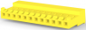Buchsengehäuse, 12-polig, RM 3.96 mm, gerade, gelb, 4-643818-2