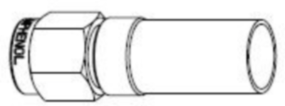 901-10011 Amphenol RF Koaxialsteckverbinder