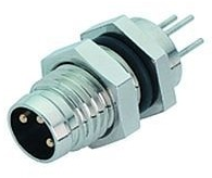 Einbaustecker, M8, 4-polig, THT, Schraubverriegelung, gerade, 09 3391 81 04