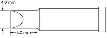 GT4-CH0040P METCAL Lötspitzen, Entlötspitzen und Heißluftdüsen