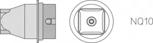 NQ10 Weller Soldering tips, desoldering tips and hot air nozzles