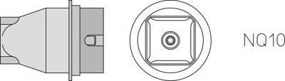 NQ10 Weller Lötspitzen, Entlötspitzen und Heißluftdüsen