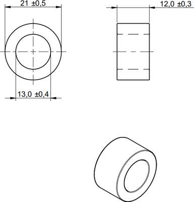 74270120 Würth Elektronik eiSos Ferrite cable cores Image 2