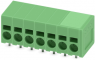 Leiterplattenklemme, 7-polig, RM 5 mm, 0,2-4,0 mm², 23 A, Federklemmanschluss, grün, 1732438