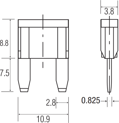 0997010.WXN Littelfuse KFZ Flachsicherungen Bild 2