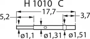 H 1010 C PTR Zubehör für Prüfstifte