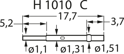 H 1010 C PTR Zubehör für Prüfstifte