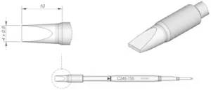 C245755 JBC Soldering tips, desoldering tips and hot air nozzles