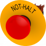 Not-Halt, Dreh-Entriegelung, Einbau-Ø 16 mm, unbeleuchtet, 1 Öffner, 3SB2203-1AC01