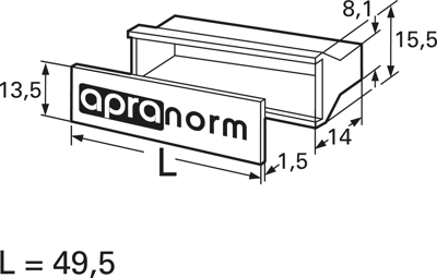 250-750-10 apra Gehäusezubehör