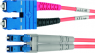 LWL-Duplex-Patchkabel, SC auf LC, 1 m, OM2, Multimode 50/125 µm