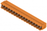 Stiftleiste, 16-polig, RM 5 mm, abgewinkelt, orange, 1581000000