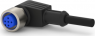 Sensor-Aktor Kabel, M12-Kabeldose, abgewinkelt auf offenes Ende, 4-polig, 1.5 m, PVC, schwarz, 4 A, 1-2273083-1