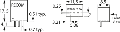 R-78B5.0-1.0 RECOM DC/DC-Wandler Bild 2