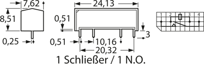 HE3321A0400 Littelfuse Reedrelais Bild 2