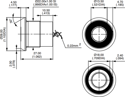 CPB3210000DGSC APEM Piezo Switches Image 2