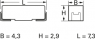 Tantal-Kondensator, SMD, D, 100 µF, 6.3 V, ±20 %, TAJD107M006R