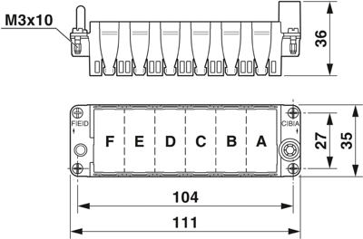 1182095 Phoenix Contact Housings for HDC Connectors Image 2