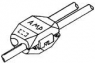 Folienverbinder mit Isolation, 0,5-0,9 mm², AWG 20 bis 18, rot, 12 mm